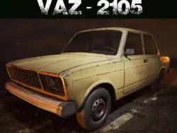 VAZ - 2105 Low-poly 3D model