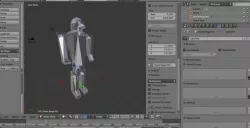 Very lowpoly rigged humanoid character Low-poly 3D model
