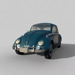 Volkswagen beetle 3D model