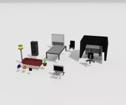 VOXEL Office Pack - Premium 3D Models Low-poly 3D model