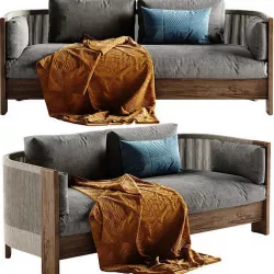 West Elm Porto sofa 3D model