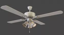 White ceiling fan 3D model