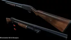 Winchester M12 Shotgun Low-poly 3D model