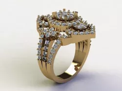 Women ring 2020 modeling pop star R83 3D model