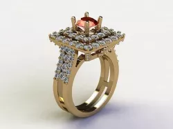 Women Ring 2020 new design in Asia R23 3D model