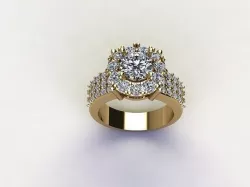women ring design cad design R7 3D model