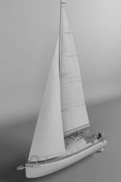 Yacht 3D model