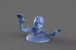 Zombie Torso Miniature  3D model
