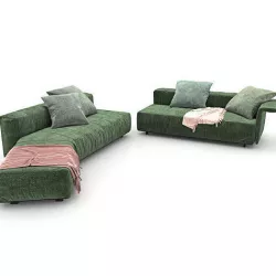 07 Sofa Minotti Lounge Freeman 3 3D model