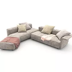 133-Sofa Minotti Lounge Freeman 1 3D model
