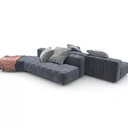 196-Sofa Minotti Lounge Freeman 4 3D model