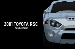 2001 Toyota RSC Concept  Low-poly 3D model