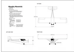2D Murphy Maverick Aircraft 3D model