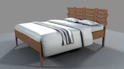 3D Bed 3D model