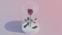   3D Rose 3D model