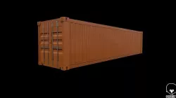 40ft shipping container 3D model