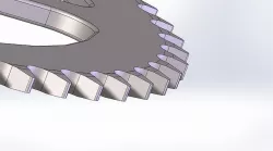 60T 520 Chain Motorcycle sprocket For CNC manufacturing 3D model