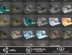 Advanced Landscape Materials Texture