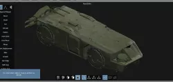 Aliens APC Carrier 3D model
