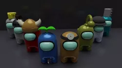 Among Us 3D model