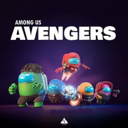 Among Us - Avengers Pack Low-poly 3D model