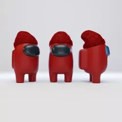 Among Us Beanie Character 3D model