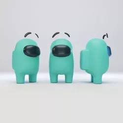 Among Us Eyebrows Character  3D model