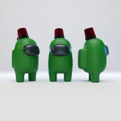Among Us Fez Character 3D model