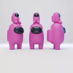 Among Us Mini Crewmate Character 3D model