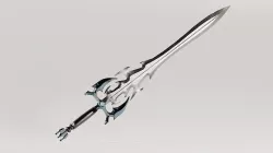 Anime Sword Low-poly 3D model