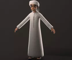 arabian Boy 3D model