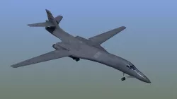 B1B Bomber Low-poly 3D model