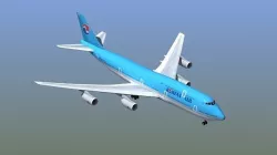 B747 Airliner 3D model