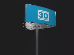 Billboard 3D model