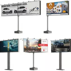 Billboards 3D model