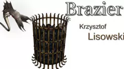 Brazier fired with coke or coal 3D model