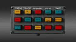Button Control Panel Low-poly 3D model