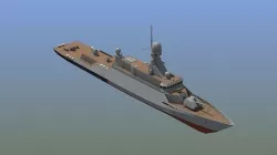 BuyanM Warship Low-poly 3D model