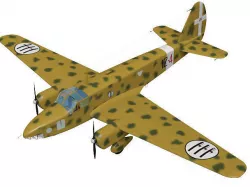 Caproni Ca309 Ghibli 3D model