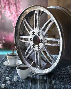 car wheel 3D model