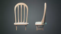 Cartoon chair 3D model