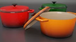 Casserole dish 3D model