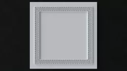 Ceiling Tiles - Greek Style Line 1 Meander 3 3D model