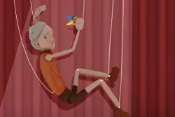 character puppet rigged 3D model