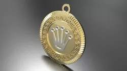 colgante 3D model