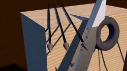 Compound bow Low-poly 3D model