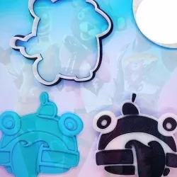 Cookie cutter and stamp Duur Burger 3D model