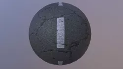Cracked Road pbr texture Texture