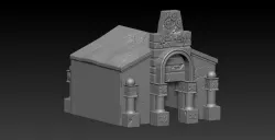 Crypt 3D model