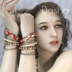 Dasha Teen For Genesis 8 Female 3D model